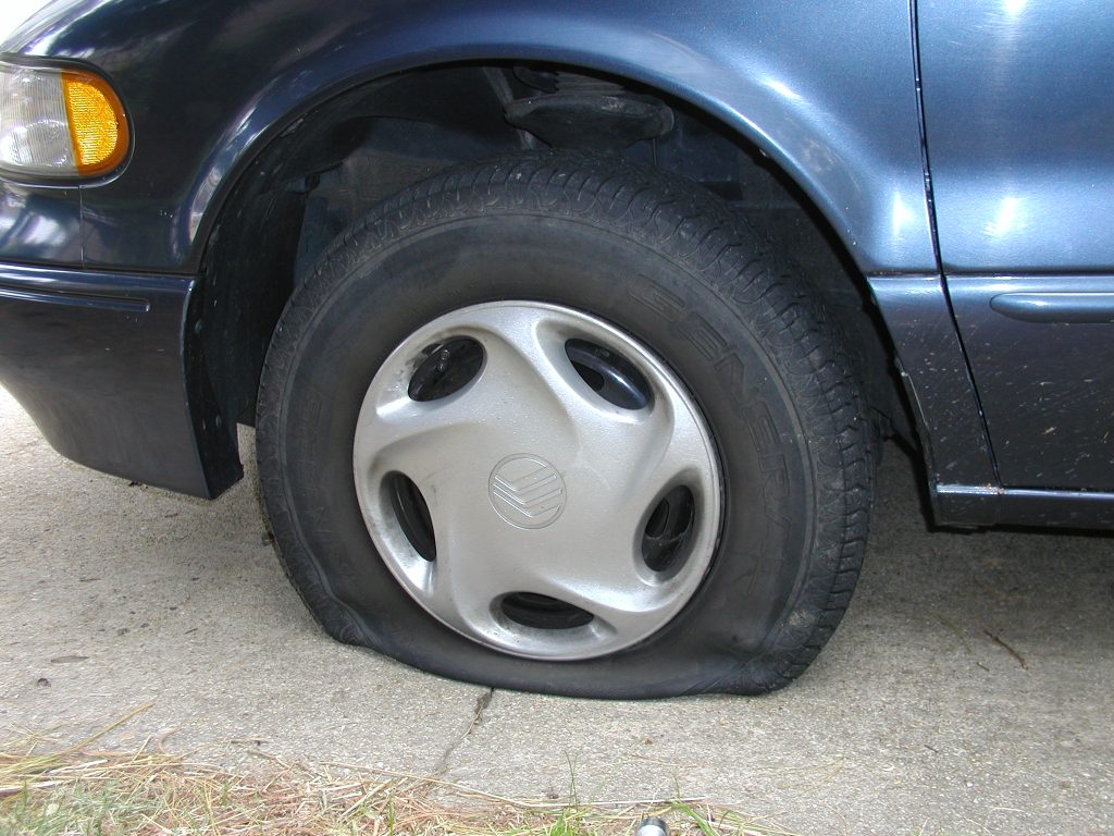 flat tire